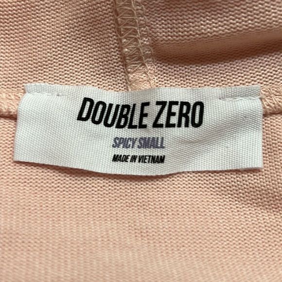 Double Zero Blush Pink Super Soft Cropped Oversize Sweatshirt Var. Sizes NWOT - Picture 6 of 8